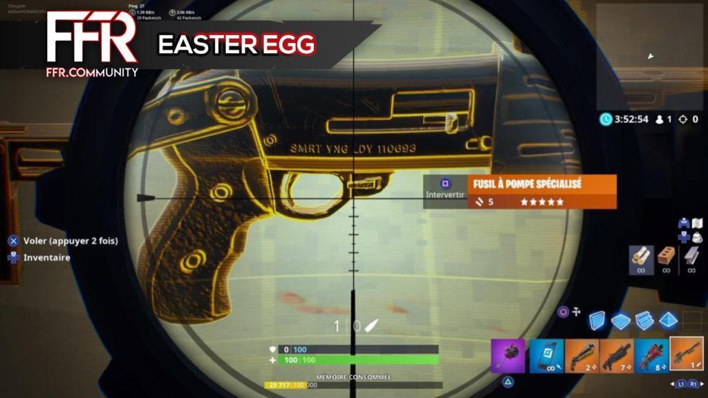 Fortnite : Easter Egg du fusil à pompe spécialisé 1
