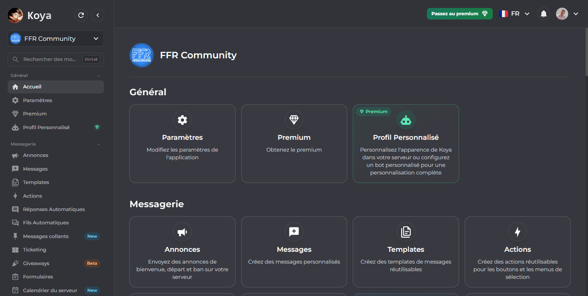 Bot Discord Koya.gg