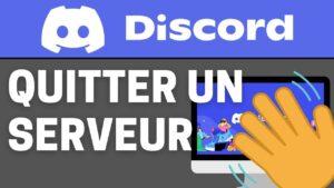 Quitter un serveur Discord