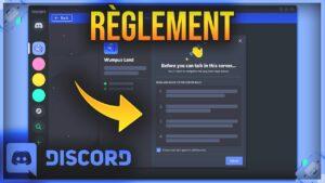 Règles discord