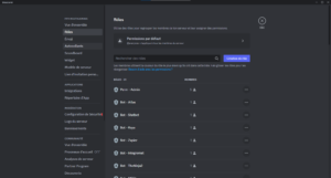 Les rôles et permissions sur Discord