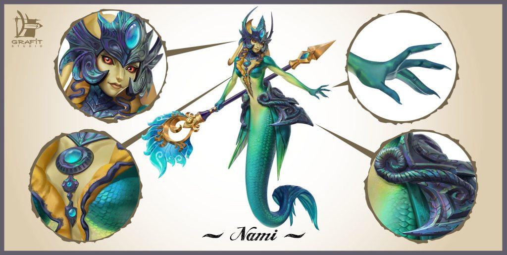 Dessin league of legends Nami