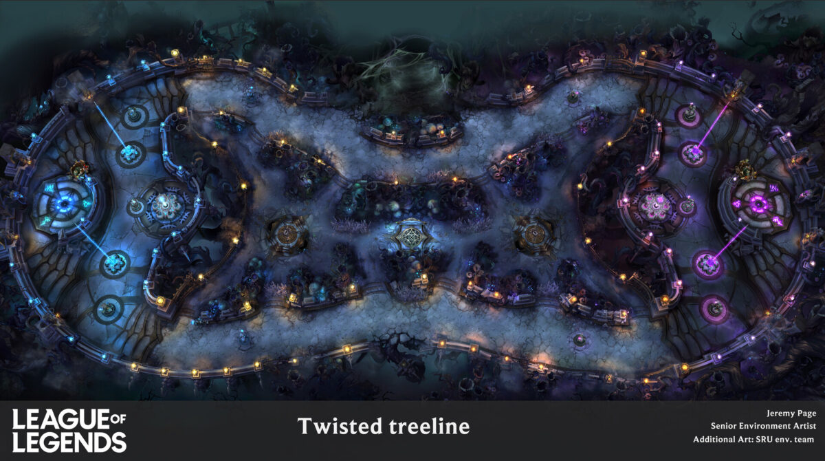 Visuel d'ambiance League of Legends illustrant Twisted Treeline : Riot relance le d&eacute;bat, mais pas pour tout de suite