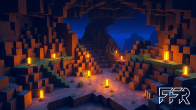 Visuel d'ambiance Minecraft illustrant Comment utiliser les commandes dans Minecraft : le guide complet pour débutants