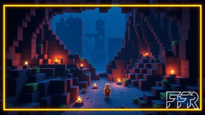 Visuel d'ambiance Minecraft illustrant Minecraft : un mod ajoute une physique ragdoll digne des jeux Bethesda