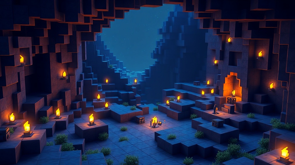 Visuel d'ambiance Minecraft illustrant Netherite dans Minecraft : où le trouver et comment le fabriquer