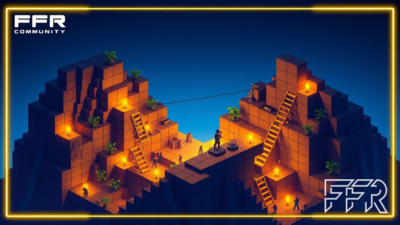 Visuel d'ambiance Minecraft illustrant OneBlock Online : le d&eacute;fi skyblock culte de Minecraft passe &agrave; l'&eacute;chelle