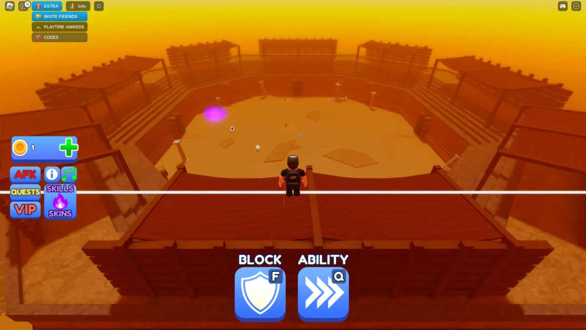 Visuel Roblox avec les étapes des Codes Blade Ball en jeu pour ajouter un code (2)