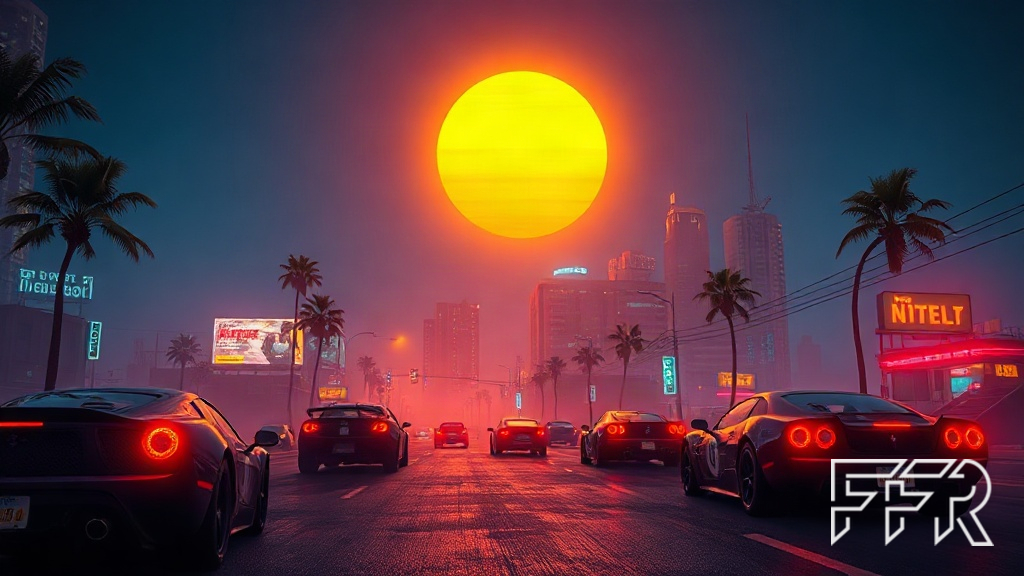 Visuel d'ambiance GTA illustrant GTA 6 : tout savoir sur l'extended look de 26 minutes diffus&eacute; en exclusivit&eacute; sur Netflix
