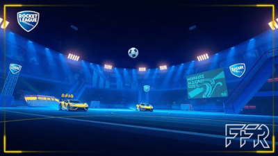 Visuel d'ambiance Rocket League illustrant D&eacute;buter sur Rocket League : contr&ocirc;le de balle, a&eacute;riens et rotations