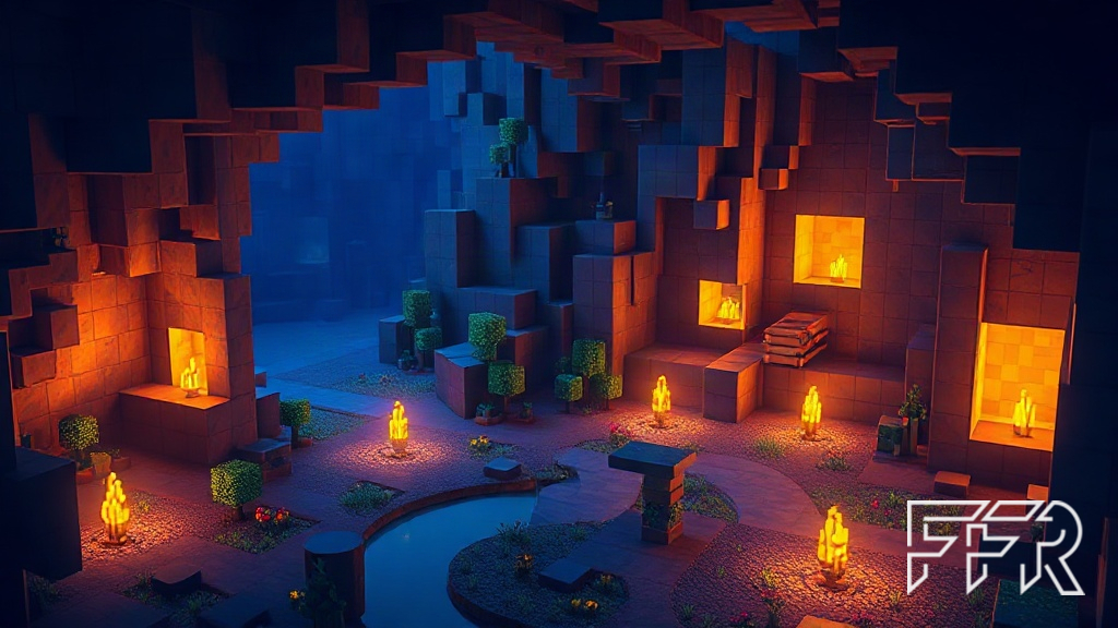 Visuel d'ambiance Minecraft illustrant Roots 4 : le mod qui r&eacute;invente la magie naturelle sur Minecraft, de la 1.10.2 &agrave; la 1.21.1