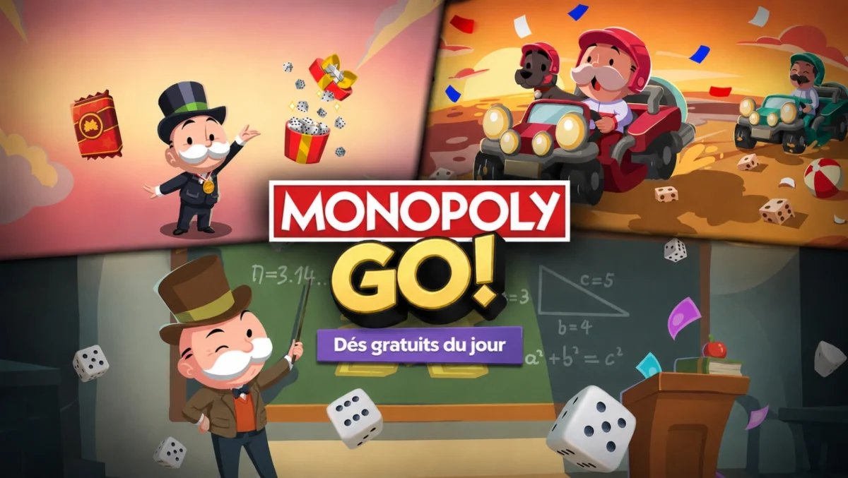 Dés gratuits Monopoly Go : tous les liens et codes de septembre 2026 2