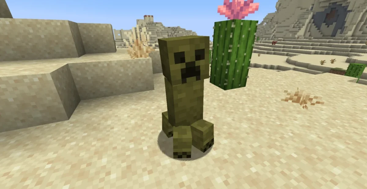 Visuel als creepers revamped desert minecraft